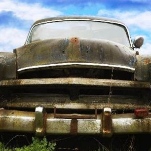 輸入壁紙 カスタム壁紙 PHOTOWALL / Rusty Old Car (e20098)