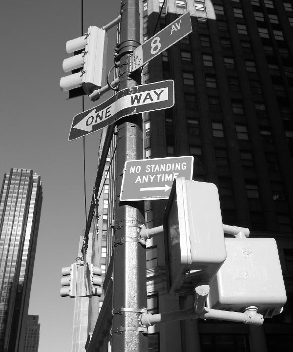 輸入壁紙 カスタム壁紙 PHOTOWALL / Street Signs New York 8 av (e20757)