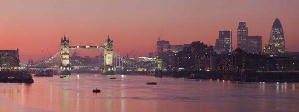 輸入壁紙 カスタム壁紙 PHOTOWALL / London Skyline in Sunset (e20913)