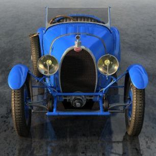 輸入壁紙 カスタム壁紙 PHOTOWALL / Bugatti Type 43 Front_1927 (e20921)