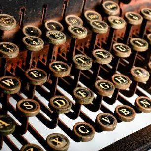 輸入壁紙 カスタム壁紙 PHOTOWALL / Vintage Typewriter (e21113)