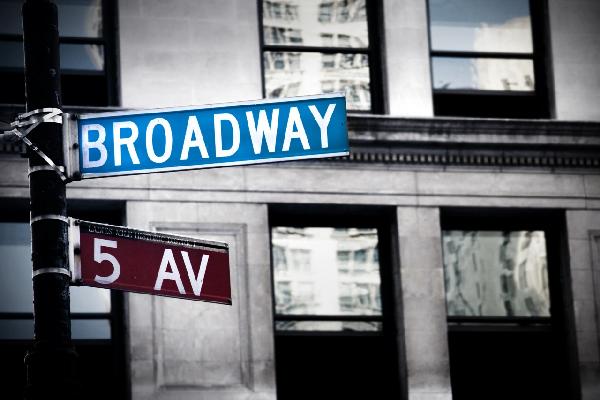輸入壁紙 カスタム壁紙 PHOTOWALL / Broadway sign in New York (e21119)