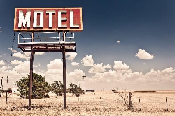輸入壁紙 カスタム壁紙 PHOTOWALL / Old Motel Sign on Route 66 (e21128)