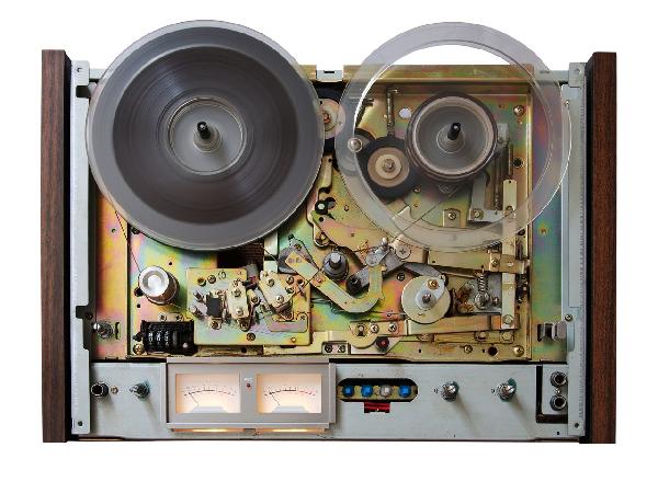 輸入壁紙 カスタム壁紙 PHOTOWALL / Vintage Analog Taperecorder (e21323)
