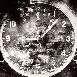 輸入壁紙 カスタム壁紙 PHOTOWALL / Vintage Airplane Clock (e21347)
