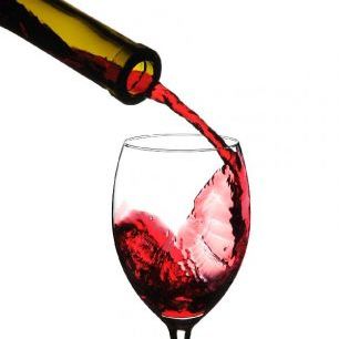 輸入壁紙 カスタム壁紙 PHOTOWALL / Red Wine Pour (e21965)