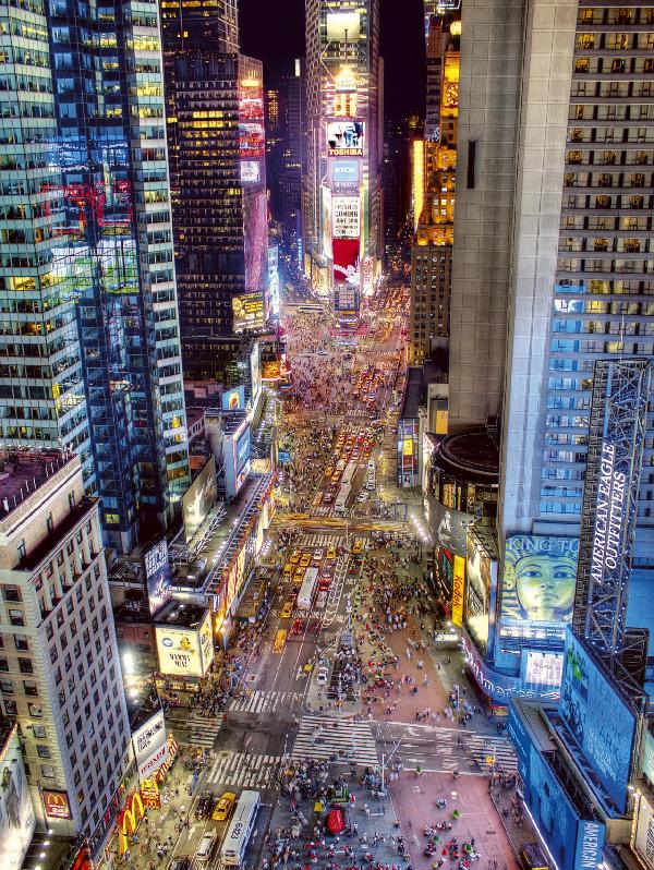 輸入壁紙 カスタム壁紙 PHOTOWALL / Times Square - Renaissance (e22059)