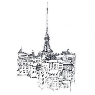 輸入壁紙 カスタム壁紙 PHOTOWALL / Avery Tillmon - Eiffel Tower (e22210)