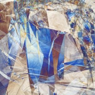 輸入壁紙 カスタム壁紙 PHOTOWALL / Cracked Glass Abstract (e19921)