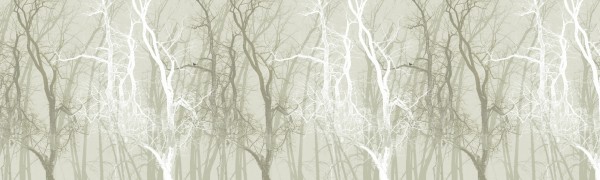 輸入壁紙 カスタム壁紙 PHOTOWALL / Wander Trees Sepia (e21777)