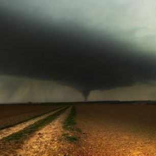 輸入壁紙 カスタム壁紙 PHOTOWALL / Tornado Landscape (e22419)