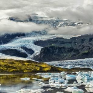 輸入壁紙 カスタム壁紙 PHOTOWALL / Icelandic Glacier (e22462)