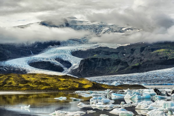 輸入壁紙 カスタム壁紙 PHOTOWALL / Icelandic Glacier (e22462)