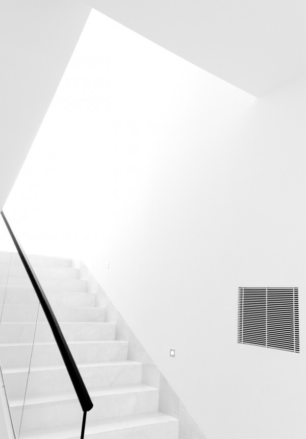 輸入壁紙 カスタム壁紙 PHOTOWALL / White Staircase (e22487)
