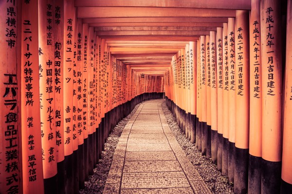 輸入壁紙 カスタム壁紙 PHOTOWALL / Historical Kyoto Gates injapan (e22821)