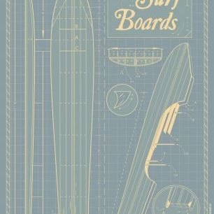 輸入壁紙 カスタム壁紙 PHOTOWALL / Surf Boards (e22965)