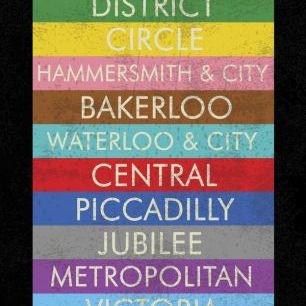 輸入壁紙 カスタム壁紙 PHOTOWALL / London Underground Sign (e23019)