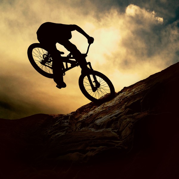 輸入壁紙 カスタム壁紙 PHOTOWALL / Mountain Bike Rider (e23210)