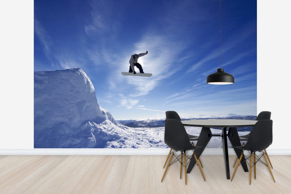 輸入壁紙 カスタム壁紙 Photowall Snowboard Big Air Jump E23216 壁紙屋本舗