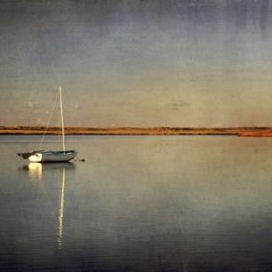 輸入壁紙 カスタム壁紙 PHOTOWALL / Last Boat in the Bay (e23368)