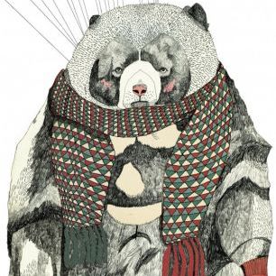 輸入壁紙 カスタム壁紙 PHOTOWALL / Woolly Bear (e23499)