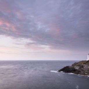 輸入壁紙 カスタム壁紙 PHOTOWALL / Trevose Lighthouse at Sunset (e23660)