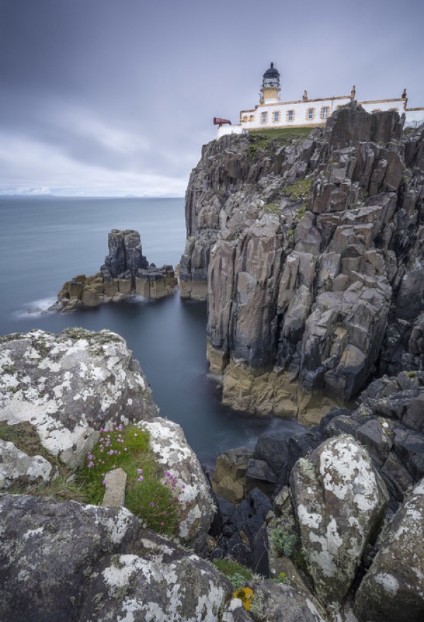 輸入壁紙 カスタム壁紙 PHOTOWALL / Lighthouse at Neist Point, Isle of Skye - Scotland (e23680)