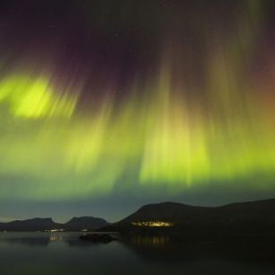輸入壁紙 カスタム壁紙 PHOTOWALL / Northern Lights in Tornetr?sk - Sweden (e23693)