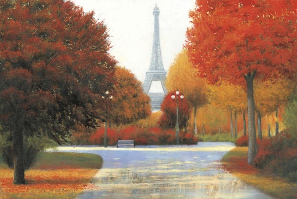 輸入壁紙 カスタム壁紙 PHOTOWALL / Autumn in Paris (e23857)