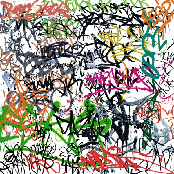 輸入壁紙 カスタム壁紙 Photowall Graffiti Tagging E40122 壁紙屋本舗