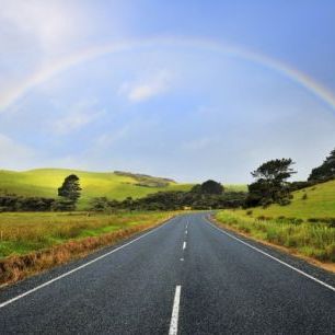 輸入壁紙 カスタム壁紙 PHOTOWALL / Rainbow Road (e24023)