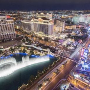 輸入壁紙 カスタム壁紙 PHOTOWALL / Las Vegas from the Air (e24287)