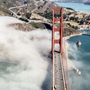輸入壁紙 カスタム壁紙 PHOTOWALL / Golden Gate Bridge (e24337)