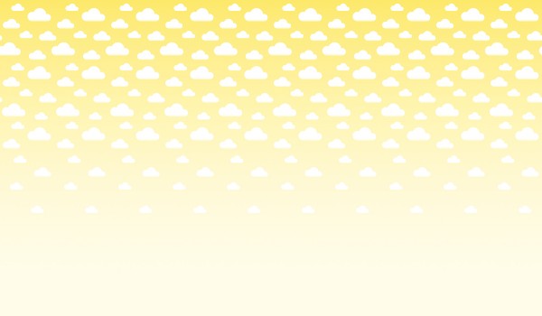 輸入壁紙 カスタム壁紙 PHOTOWALL / Cumulus - Yellow (e24383)