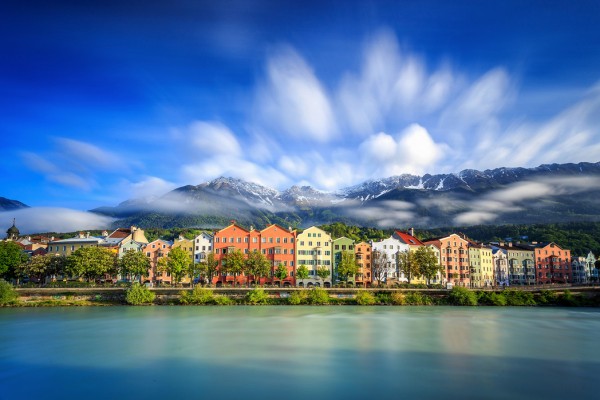 輸入壁紙 カスタム壁紙 PHOTOWALL / Clouds over Innsbruck (e24255)