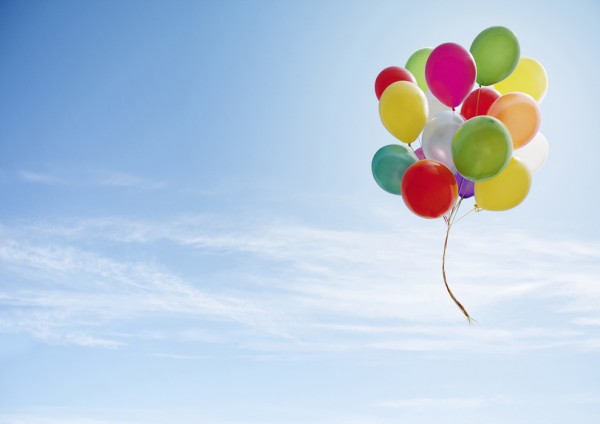 輸入壁紙 カスタム壁紙 PHOTOWALL / Bundle of Balloons (e24407)