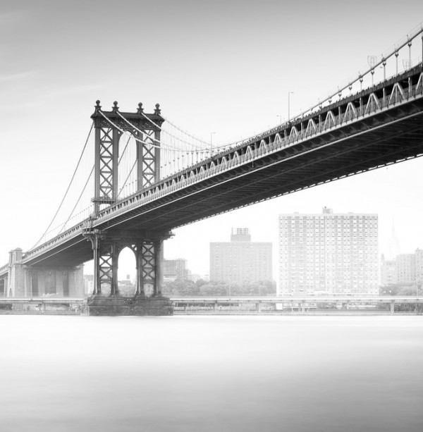輸入壁紙 カスタム壁紙 PHOTOWALL / Study of Manhattan Bridge (e24308)