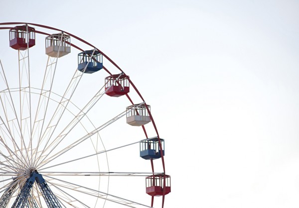 輸入壁紙 カスタム壁紙 PHOTOWALL / Ferris Wheel (e24420)