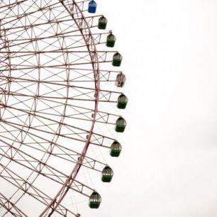 輸入壁紙 カスタム壁紙 PHOTOWALL / Large Ferris Wheel (e24422)