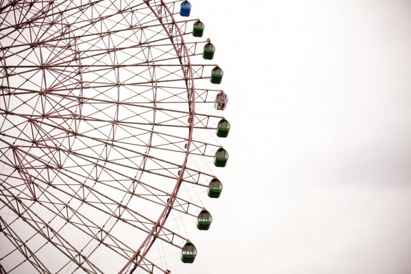 輸入壁紙 カスタム壁紙 PHOTOWALL / Large Ferris Wheel (e24422)