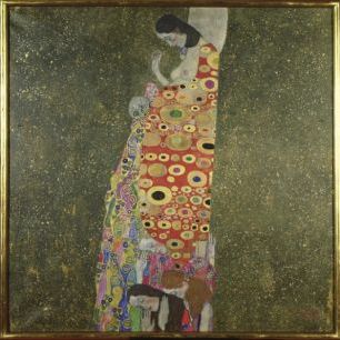 輸入壁紙 カスタム壁紙 PHOTOWALL / Klimt,Gustav - Hope II (e24687)