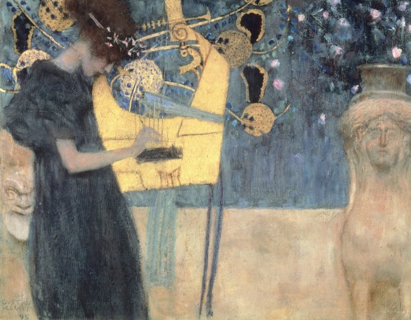 輸入壁紙 カスタム壁紙 PHOTOWALL / Klimt,Gustav - Music (e24691)