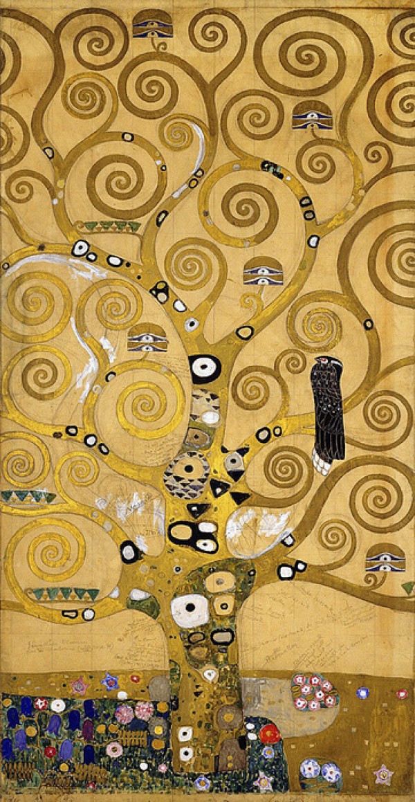 輸入壁紙 カスタム壁紙 Photowall Klimt Gustav The Tree Of Life E 壁紙屋本舗