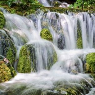 輸入壁紙 カスタム壁紙 PHOTOWALL / Glistening Waterfall (e24695)