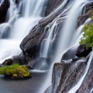 輸入壁紙 カスタム壁紙 PHOTOWALL / Hraunfossar Waterfalls in Iceland (e24700)