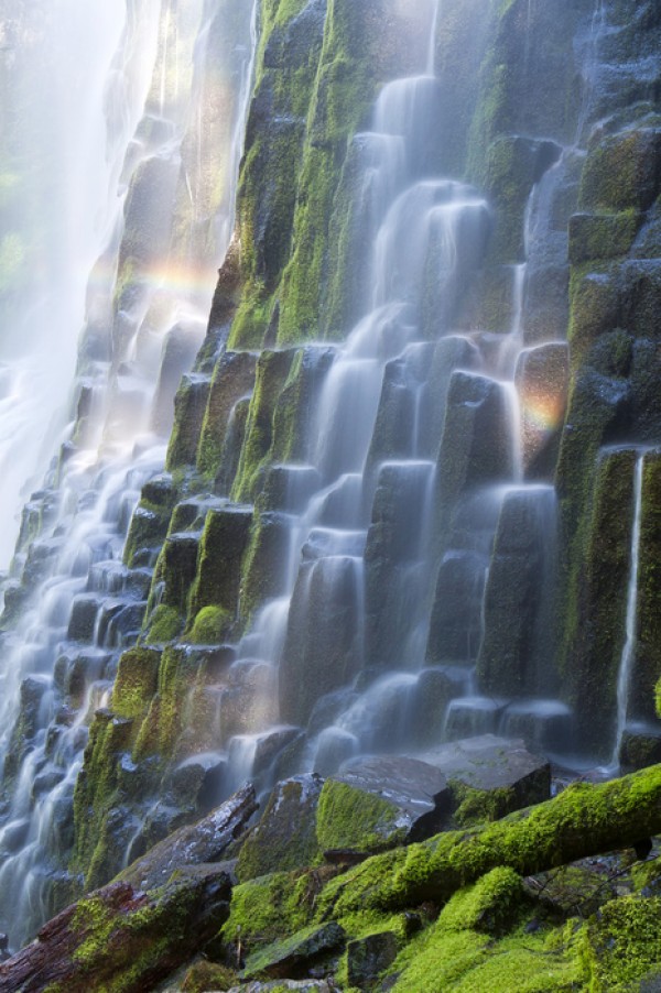 輸入壁紙 カスタム壁紙 PHOTOWALL / Proxy Falls with Rainbow (e24701)