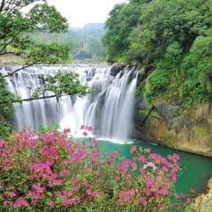 輸入壁紙 カスタム壁紙 PHOTOWALL / Shifen Waterfall (e24836)