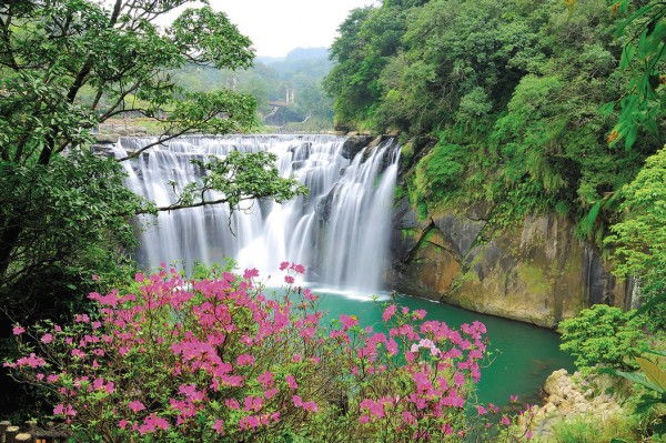 輸入壁紙 カスタム壁紙 PHOTOWALL / Shifen Waterfall (e24836)