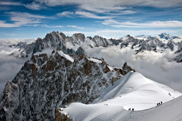 輸入壁紙 カスタム壁紙 PHOTOWALL / View of overlooking Alps (e29413)