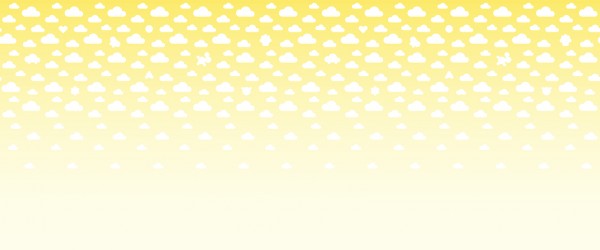 輸入壁紙 カスタム壁紙 PHOTOWALL / Cloudspotting Yellow (e40216)